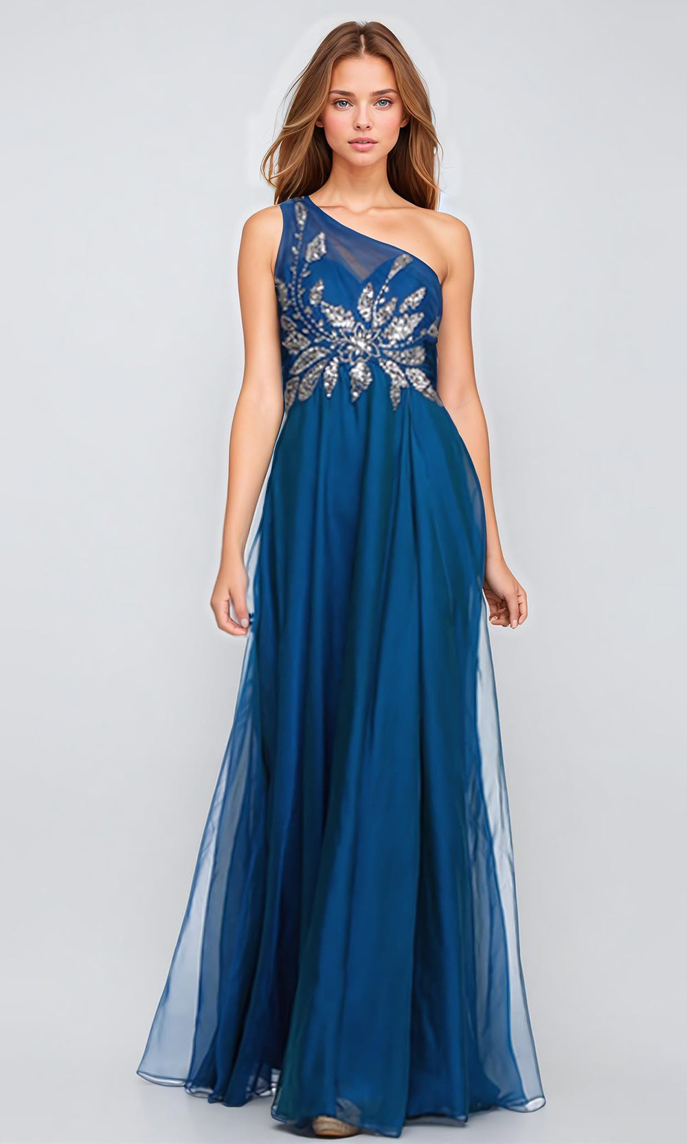 Juliet Dresses 537 - Sleeveless Asymmetric Formal Gown Prom Dresses