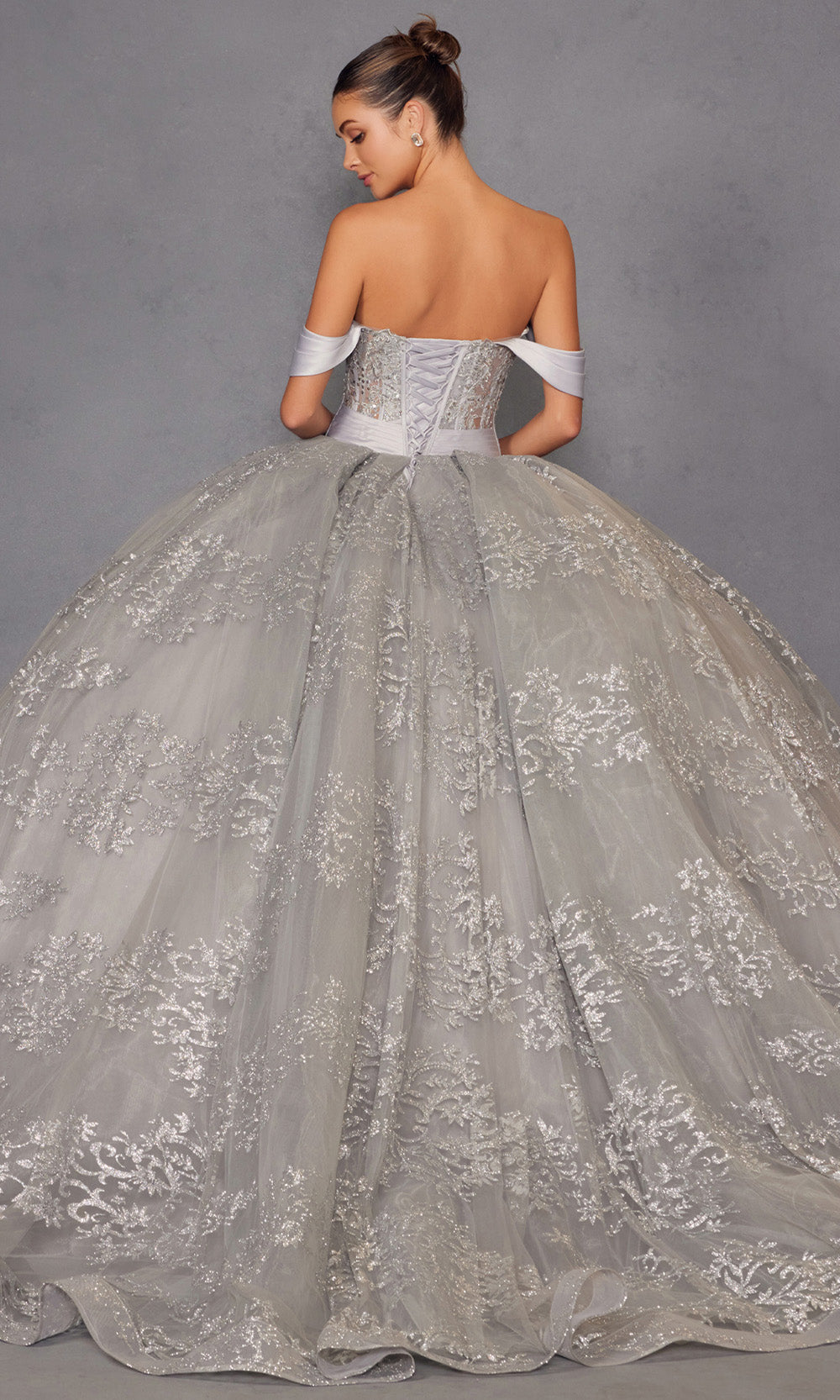 Juliet Dresses JT1488H - Crisscross Bodice Sweetheart Ballgown Quinceanera Dresses