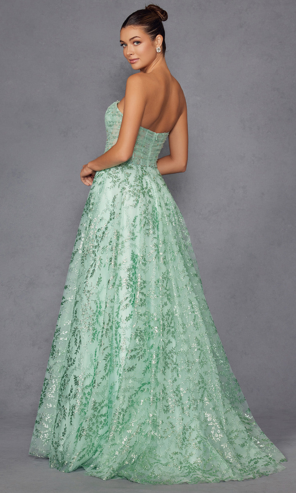 Juliet Dresses JT2547S - Sweetheart Corset Embellished Dress Prom Dresses