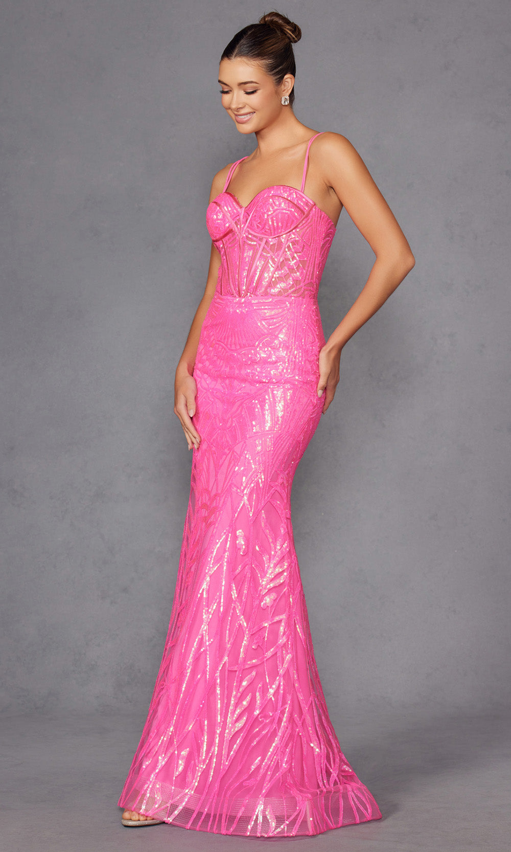 Juliet Dresses JT2886C - Sparkle Sweetheart Gown with Lace-Up Back Pageant Dresses