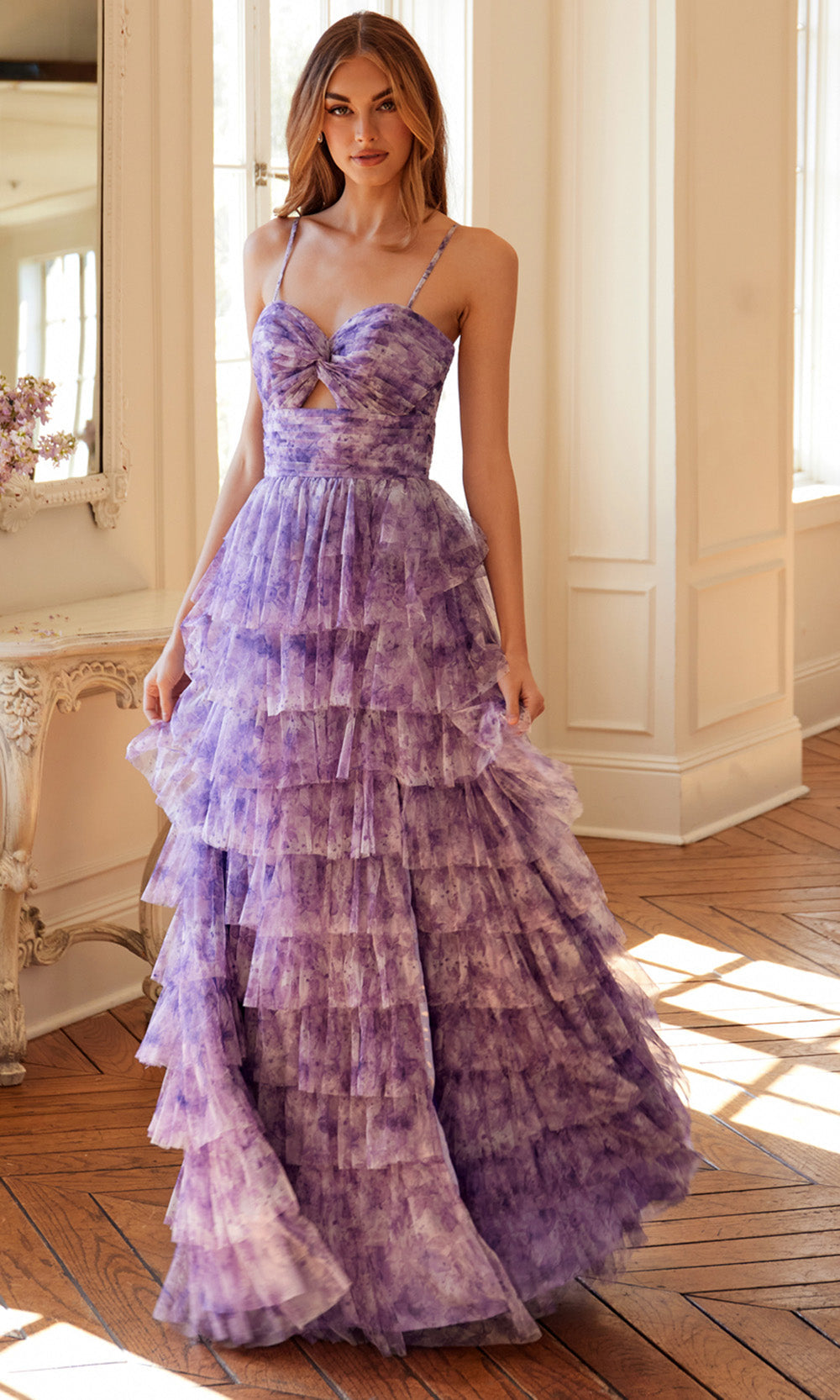 Juliet Dresses JT2508A - Twist Knot Bodice Sweetheart Gown Prom Dresses