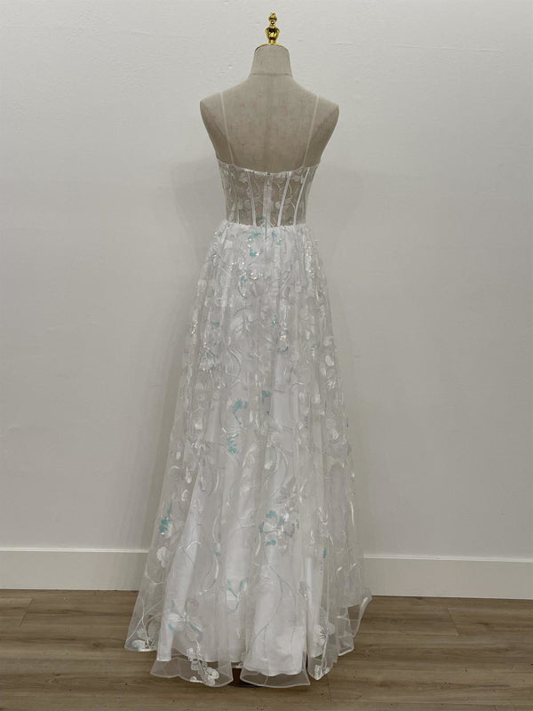 Nox Anabel T1332 - Sequin Embellished A-Line Gown