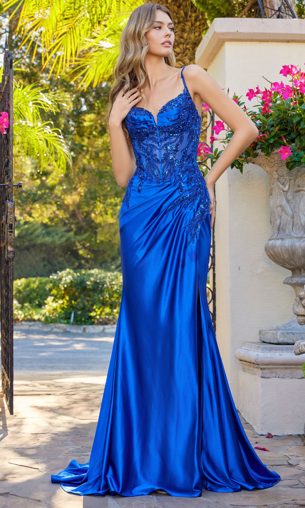 Juliet Dresses JT2644K - Embellished Sweetheart Mermaid Dress Prom Dresses in Royal Blue