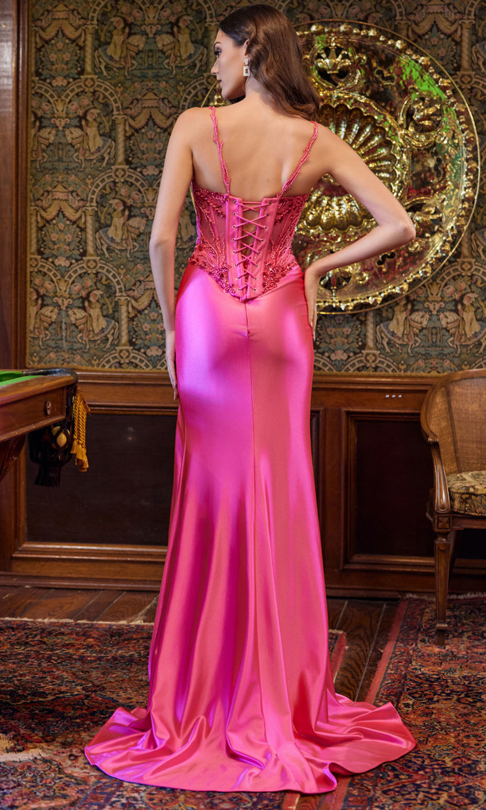 Juliet Dresses JT2645K - Sweetheart Embellished Evening Dress Prom Dresses in Fuchsia