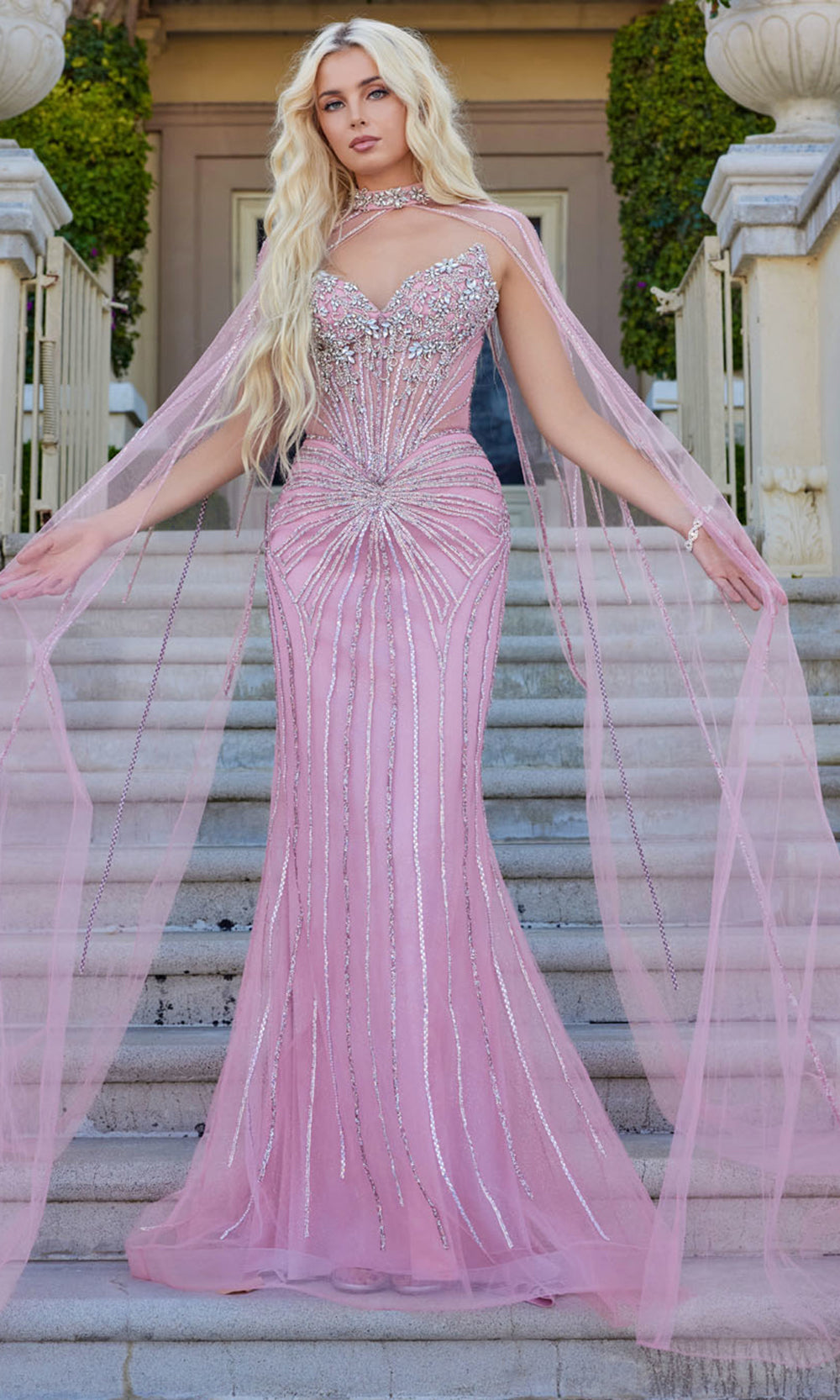 Juliet Dresses JT2649K - Sweetheart Off Shoulder Evening Dress Prom Dresses in Rose
