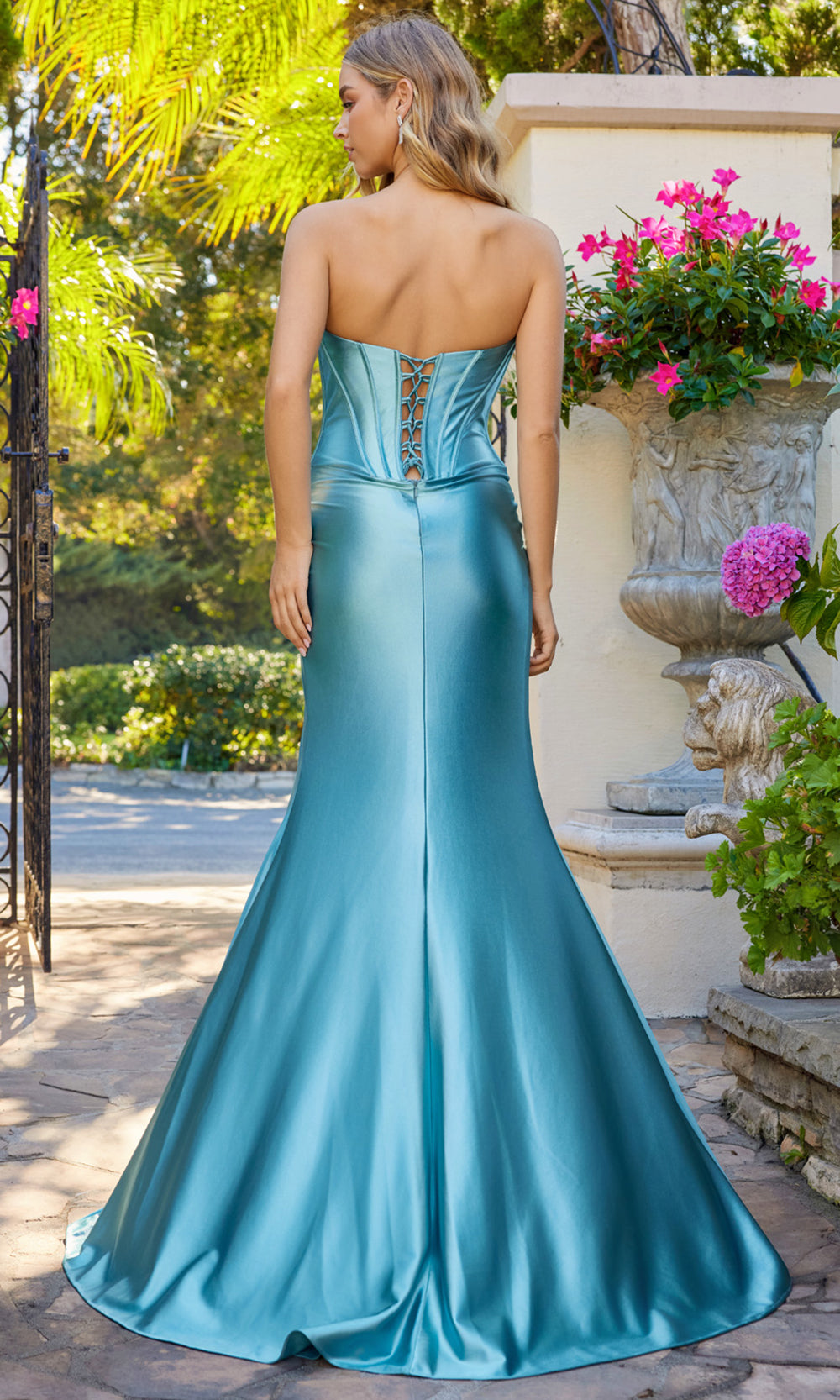 Juliet Dresses JT2708K - Sweetheart Off Shoulder Evening Dress Prom Dresses in Sea Green