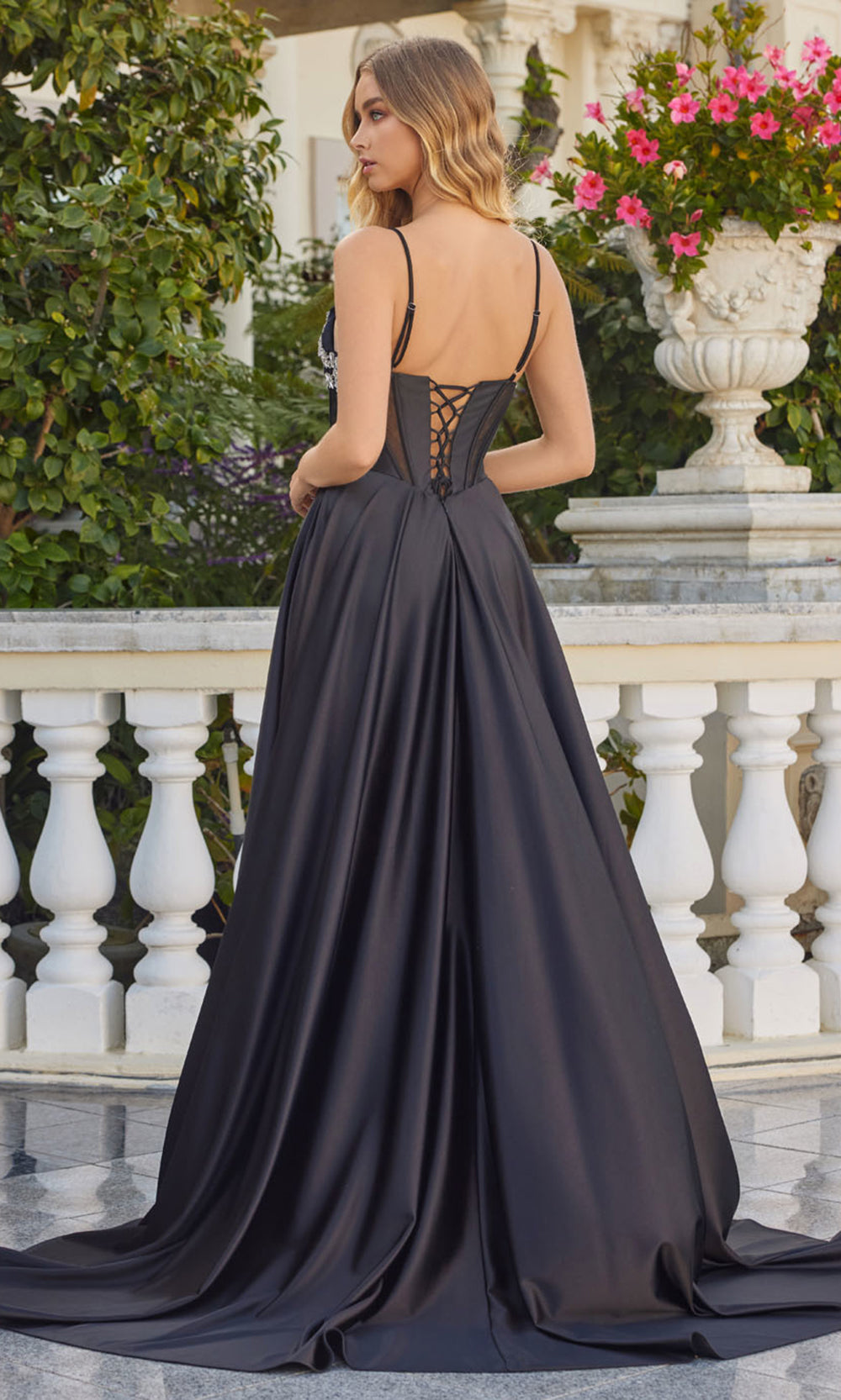 Juliet Dresses JT2711T - Cut Out Sheer Bodice Evening Dress Prom Dresses in 