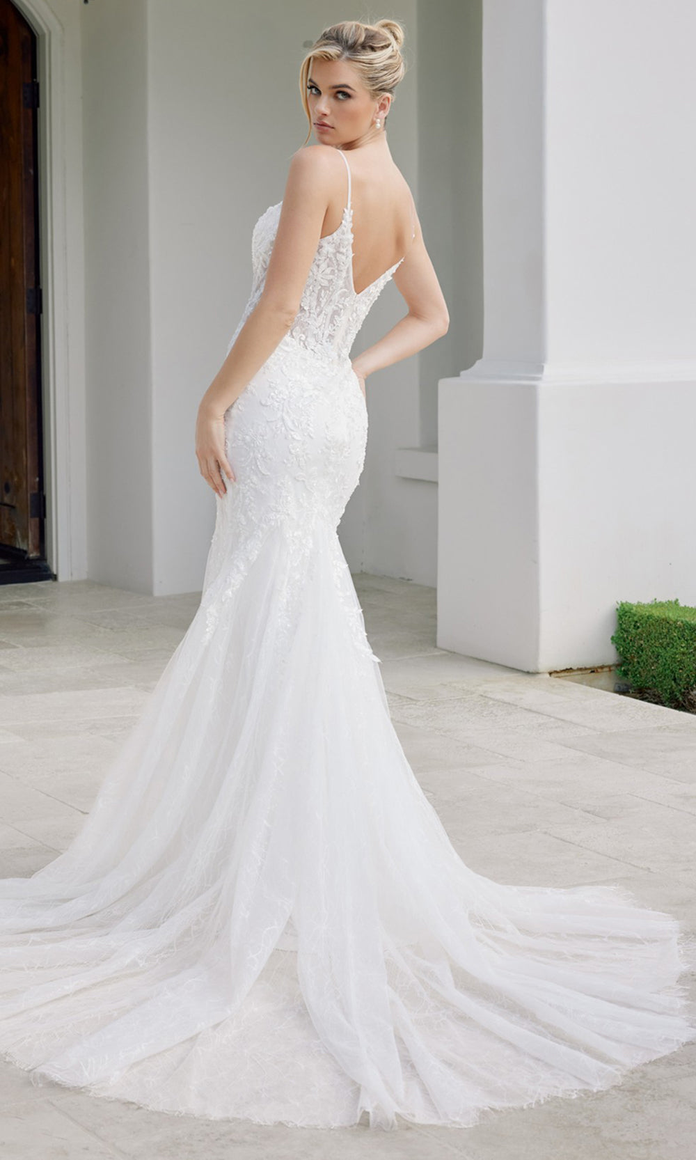 Nox Anabel JE1063L - Illusion Corset Mermaid Bridal Dress Wedding Dresses