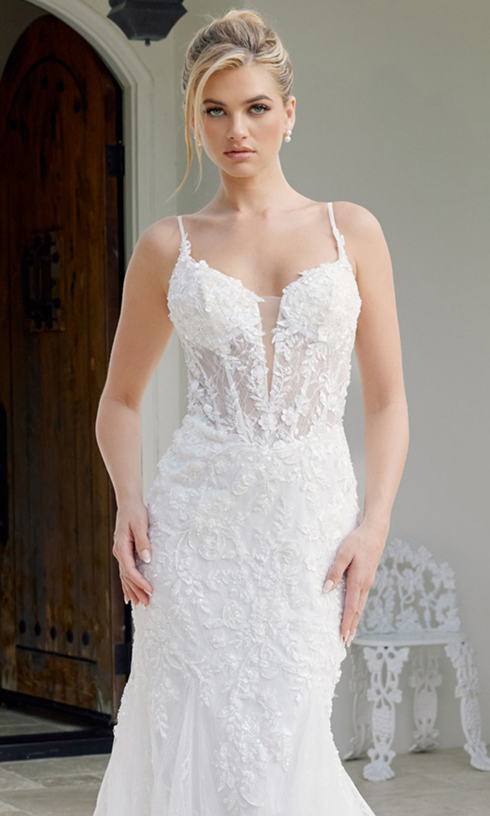 Nox Anabel JE1063L - Illusion Corset Mermaid Bridal Dress Wedding Dresses