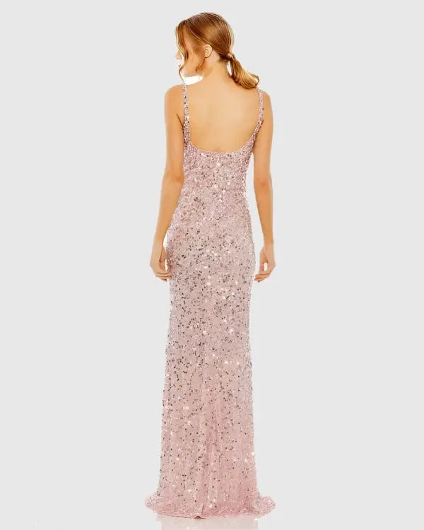 Mac Duggal - 10705 Sequined Evening Dress