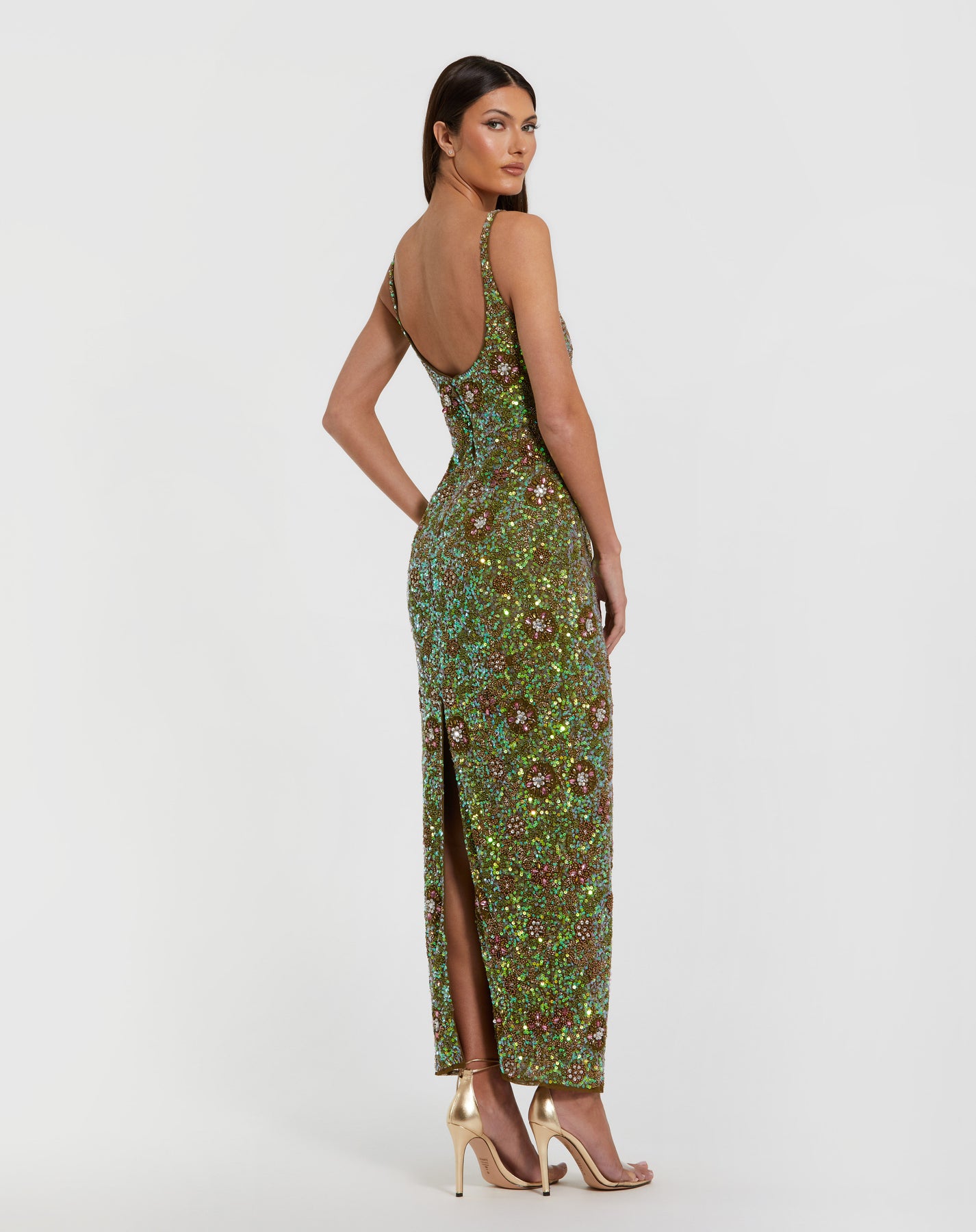 Mac Duggal 10755 - Sleeveless Embellished Dress