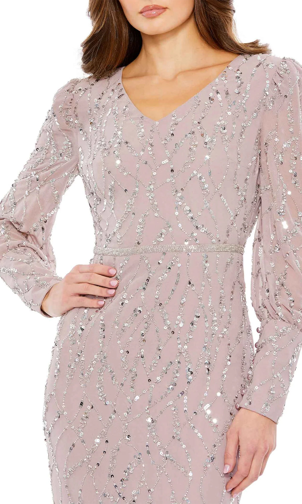 Mac Duggal 10767 - Sequin Trumpet Dress Special Occasion Dresses