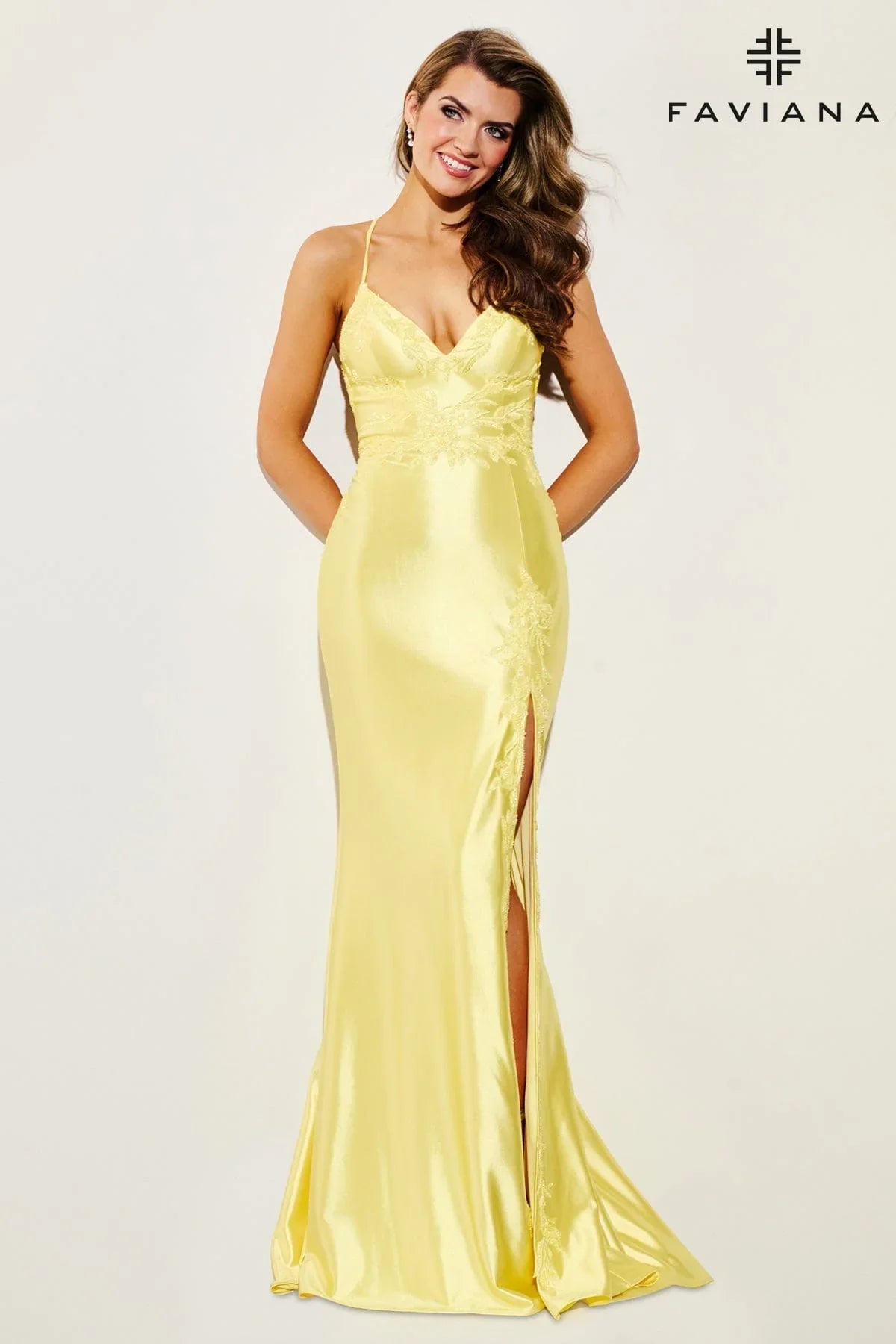Faviana 11010 - Satin Gown