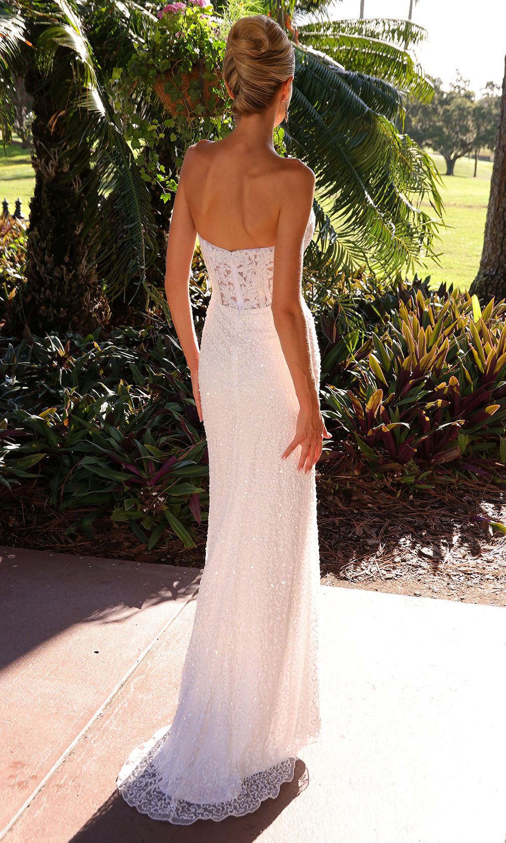 Primavera Couture 11204 - Embellished Sweetheart Sheath Wedding Dress Bridal Dresses