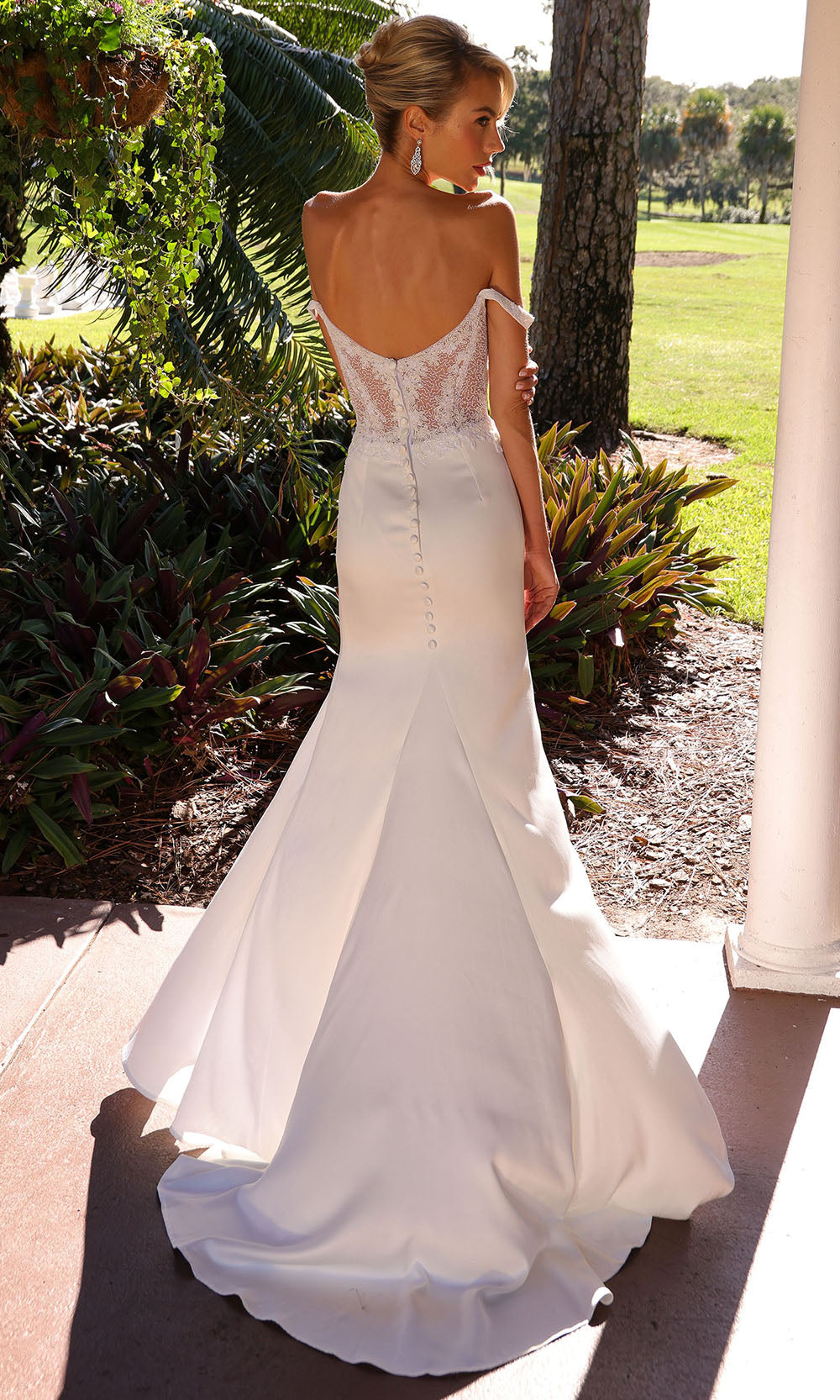 Primavera Couture 11208 - Embellished Corset Sheath Wedding Dress Bridal Dresses