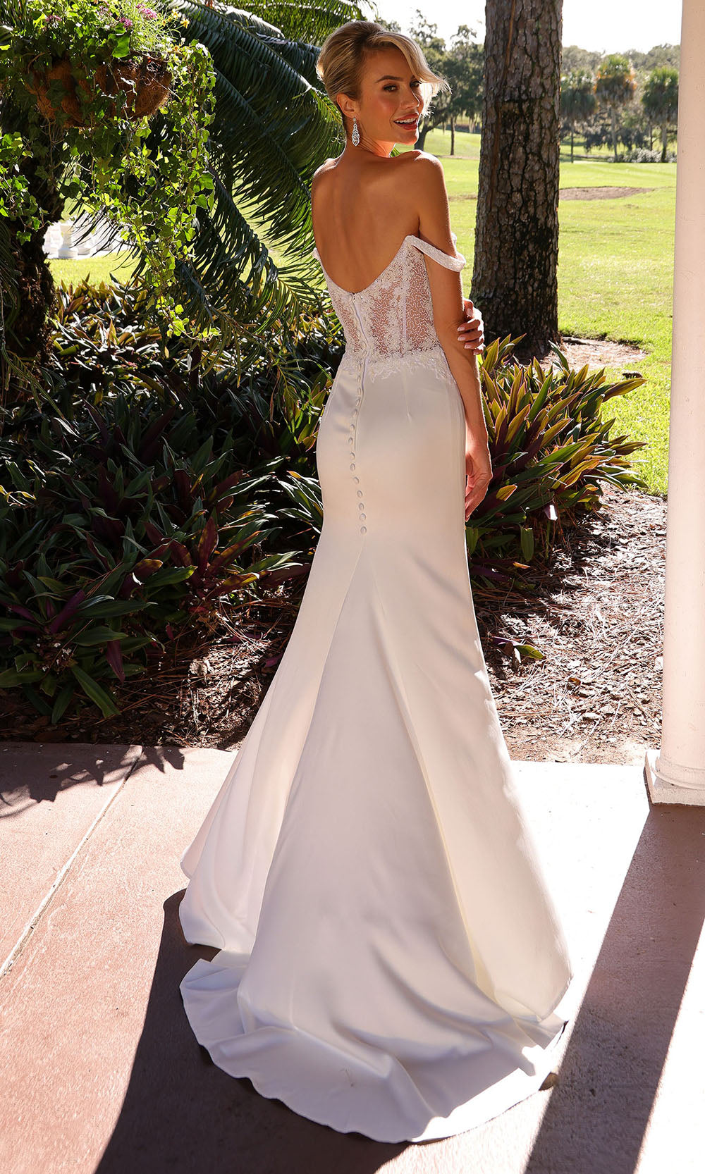 Primavera Couture 11208 - Embellished Corset Sheath Wedding Dress Bridal Dresses