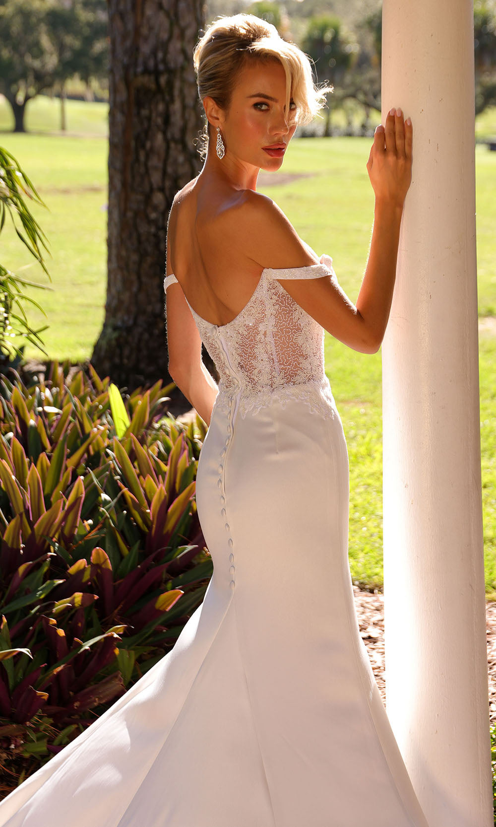Primavera Couture 11208 - Embellished Corset Sheath Wedding Dress Bridal Dresses