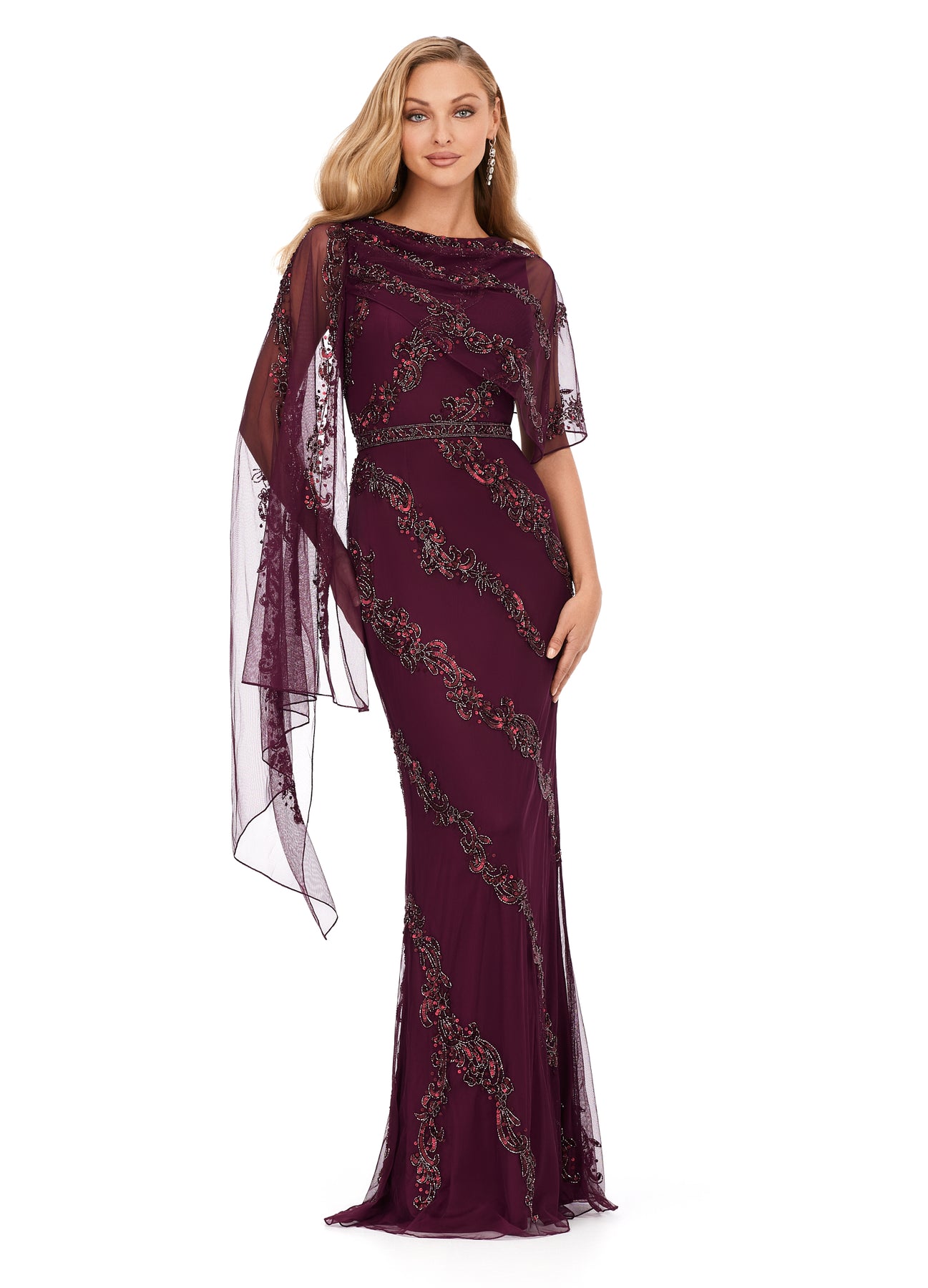 Ashley Lauren 11213 - Embellished Gown