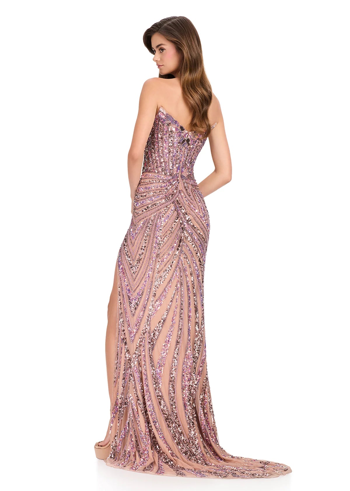 Ashley Lauren 11236 - Strapless Prom Gown