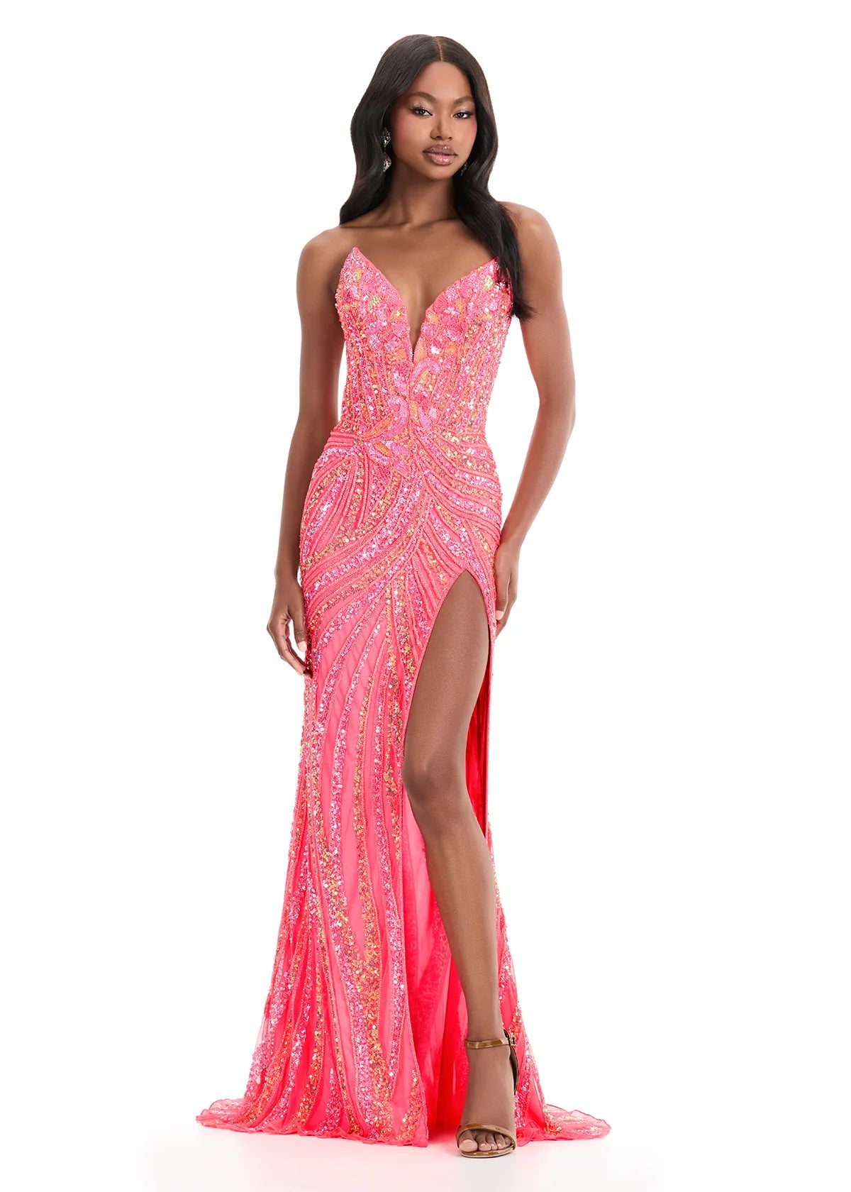Ashley Lauren 11236 - Strapless Prom Gown