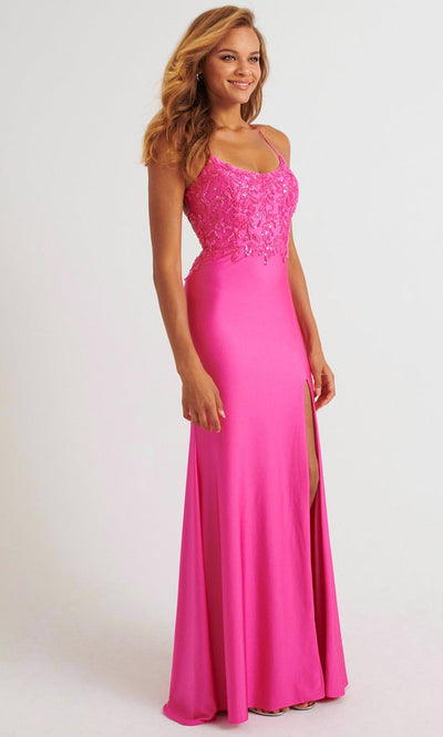Faviana 11264 - Scoop Neckline Beaded Embellished Dress Prom Dresses