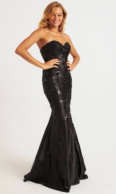 Faviana 11271 - Sweetheart Neck Sequin Applique Gown Prom Dresses