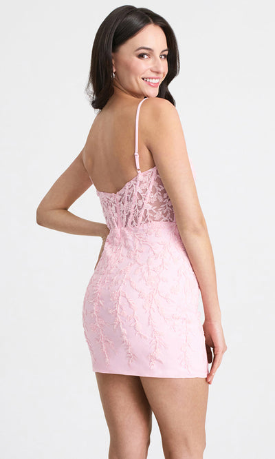 Faviana 11304 - Sweetheart Lace Appliqued Mini Dress Cocktail Dresses