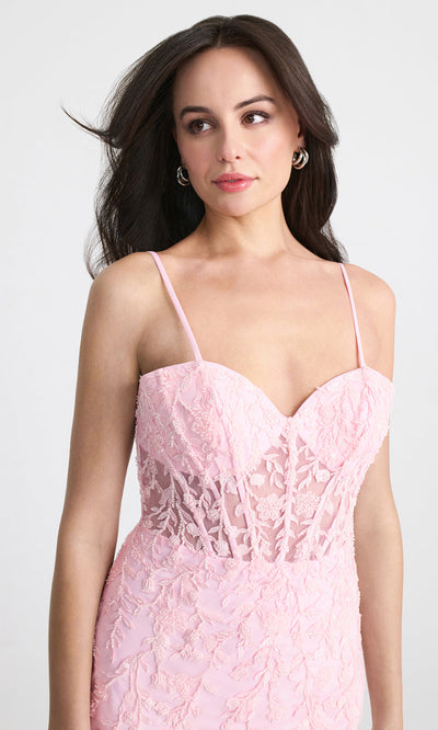 Faviana 11304 - Sweetheart Lace Appliqued Mini Dress Cocktail Dresses
