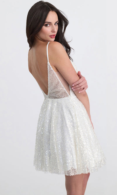 Faviana 11319 - Open Back Sparkling Mini Dress Cocktail Dresses
