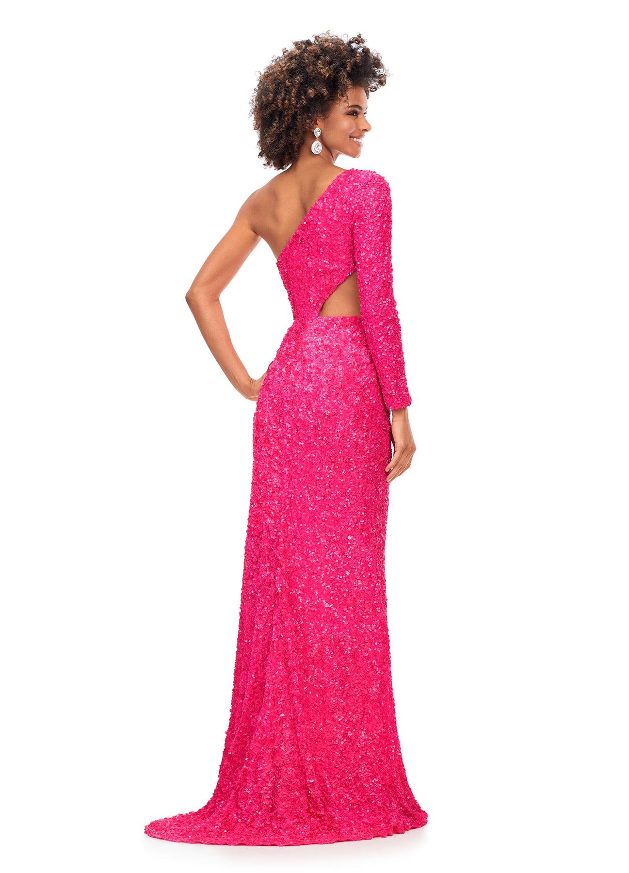 Ashley Lauren 11340 - One Sleeve Gown