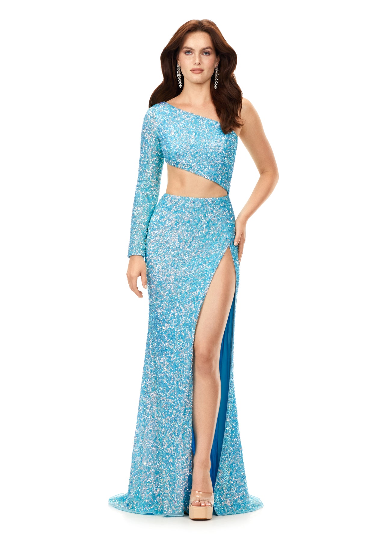 Ashley Lauren 11340 - One Sleeve Gown
