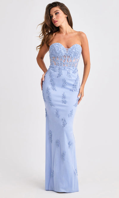 Faviana 11407 - Sweetheart Embellished Fitted Gown Prom Dresses