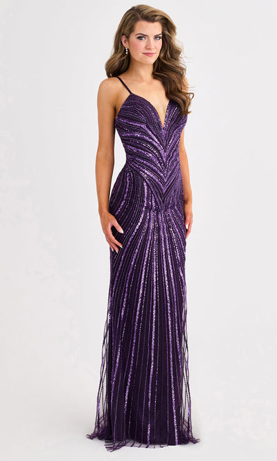 Faviana 11412 - Sleeveless Bead Encrusted Prom Dress Prom Dresses