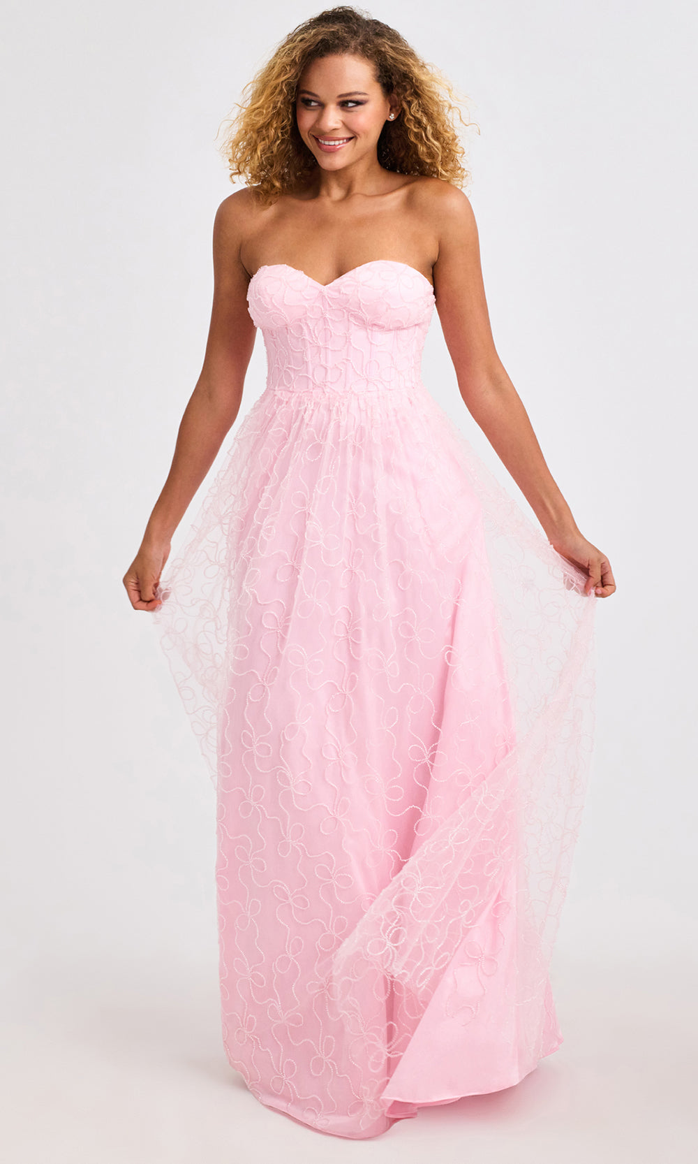 Faviana 11418 - A-Line Skirt Sweetheart Beaded Gown Prom Dresses