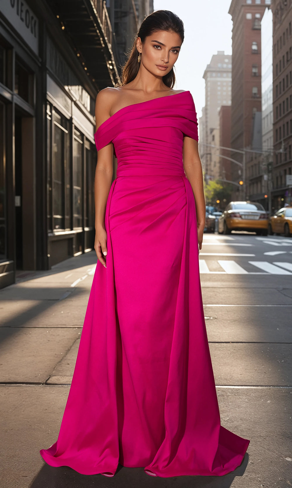 Janique 1145 - Versatile Neck Evening Gown Mother of the Bride Dresses