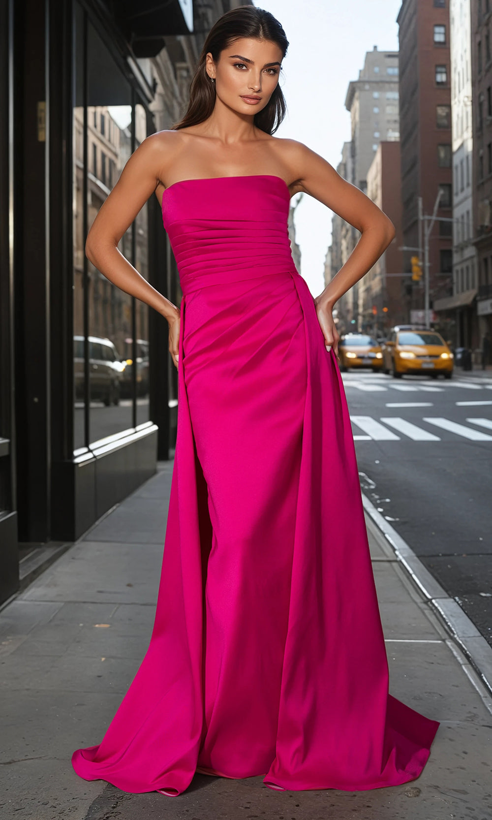 Janique 1145 - Versatile Neck Evening Gown Mother of the Bride Dresses