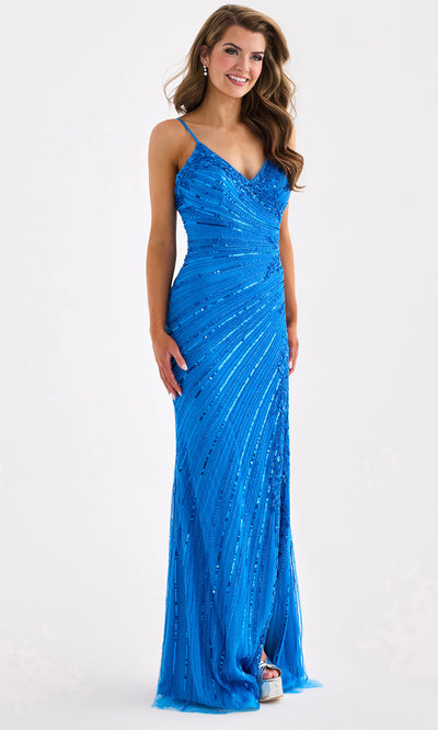Faviana 11462 - Beaded Sleeveless V-Neckline Prom Dress Prom Dresses