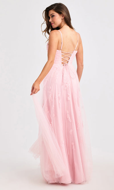 Faviana 11471 - Scoop Ruched Bodice A-Line Dress Prom Dresses