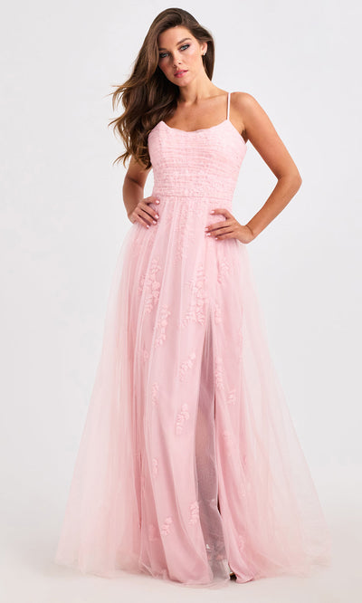 Faviana 11471 - Scoop Ruched Bodice A-Line Dress Prom Dresses