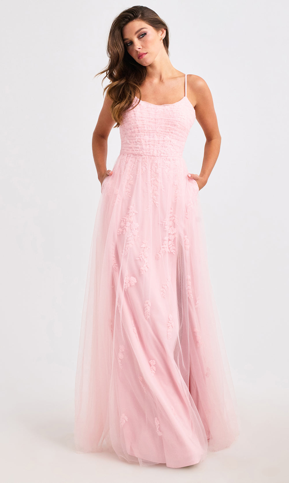 Faviana 11471 - Scoop Ruched Bodice A-Line Dress Prom Dresses