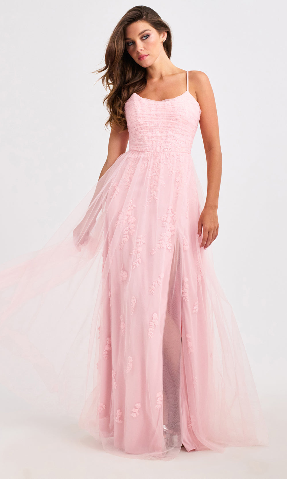 Faviana 11471 - Scoop Ruched Bodice A-Line Dress Prom Dresses