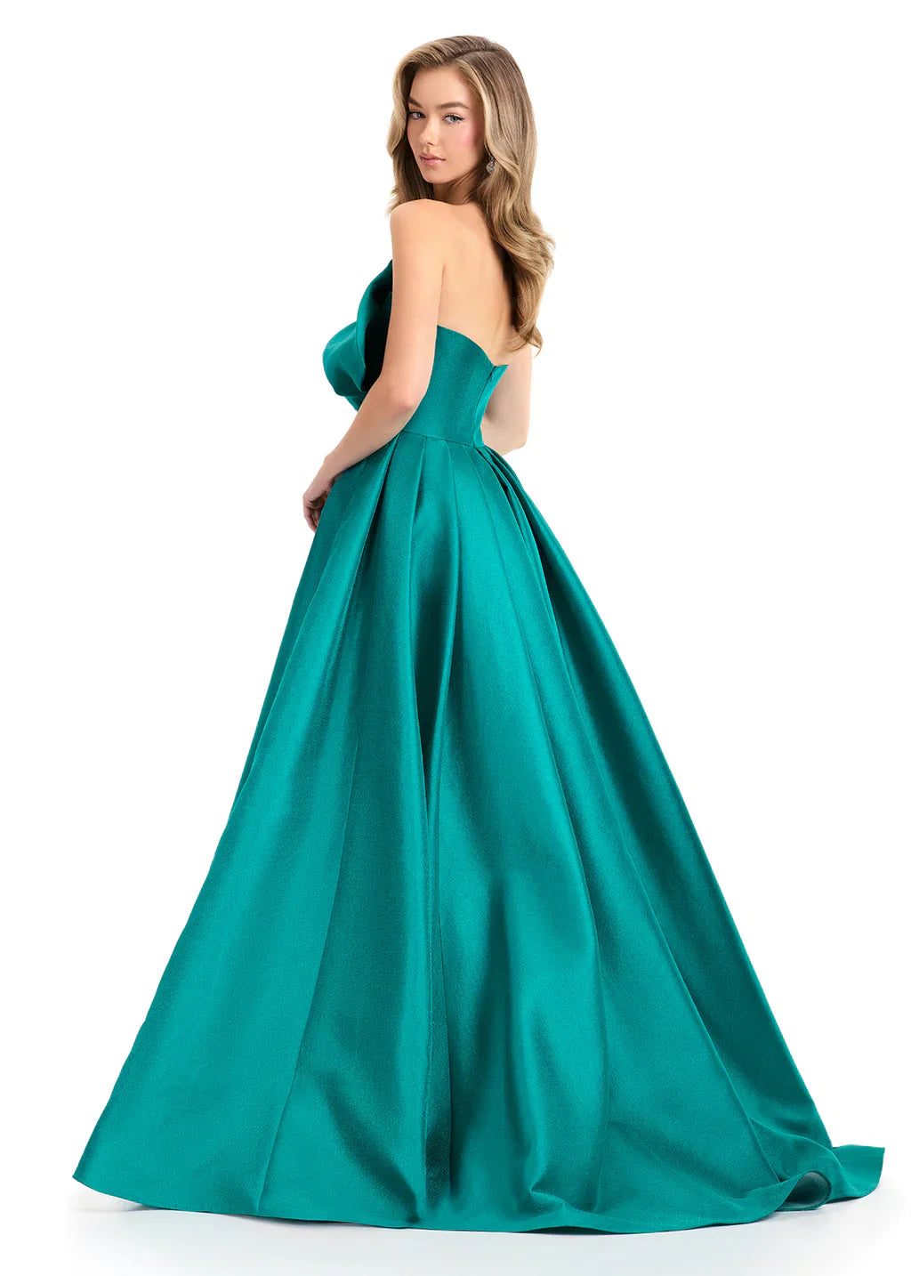 Ashley Lauren 11609 - Strapless Mikado Prom Gown