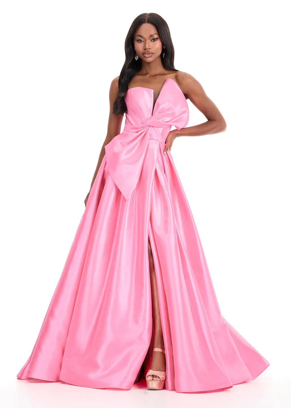 Ashley Lauren 11609 - Strapless Mikado Prom Gown