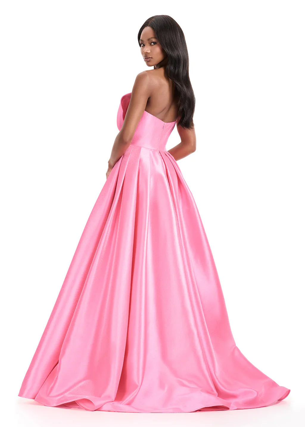Ashley Lauren 11609 - Strapless Mikado Prom Gown