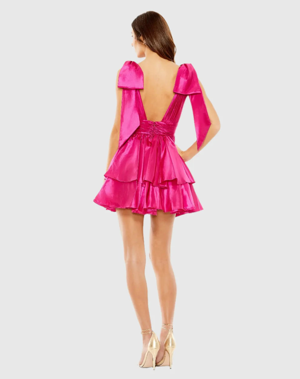 Ieena Duggal 11657 - Oversized Bow Dress