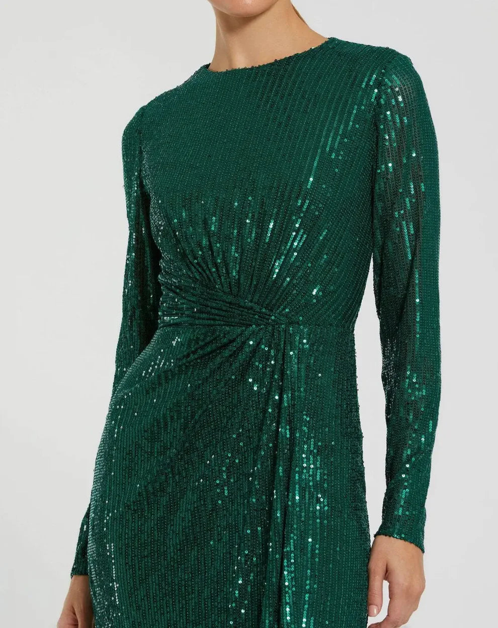 Ieena Duggal 11659 - Sequined Evening Gown
