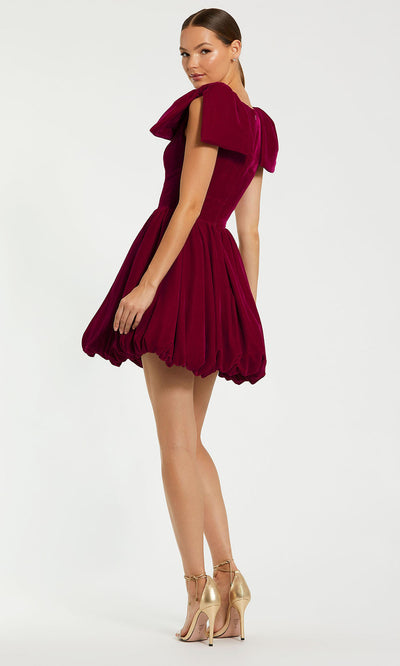 Ieena Duggal 11743 - Sleeveless A-Line Dress with Bow Shoulder Homecoming Dresses