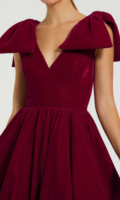 Ieena Duggal 11743 - Sleeveless A-Line Dress with Bow Shoulder Homecoming Dresses