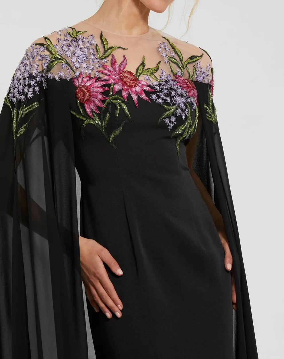 Mac Duggal 11798 - Illusion Jewel Evening Gown