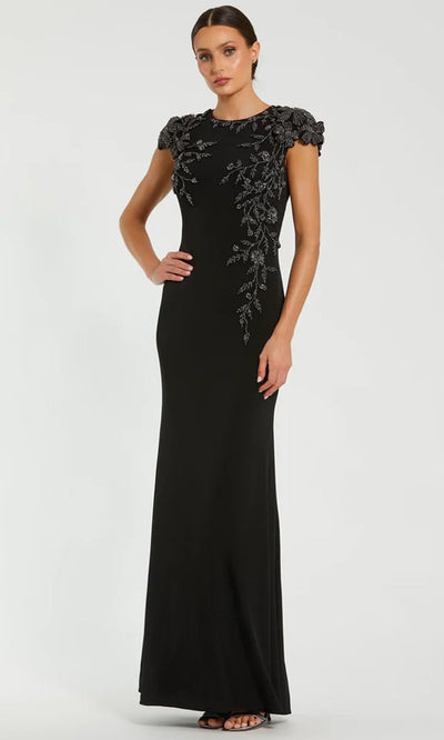 Mac Duggal 11847 - Embellished Jersey High Neck Evening Dress Funeral Dresses